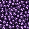 100 6mm Purple Pearl Acrylic Beads