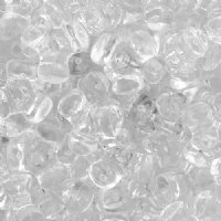 100, 11mm Transparent Crystal Acrylic Tri-Beads