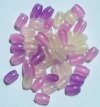 50 12x9mm Acrylic Sun Change Oval Beads