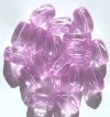 12 26x20mm Acrylic Hot Pink Smooth Faceted Nuggets