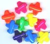 10 25x25mm Large Acrylic Airplane Bead Mix