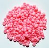 200 4x6mm Opaque Pink Acrylic Crow Beads
