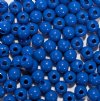 100 6mm Acrylic Opaque Royal Blue Beads