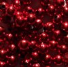 100 8mm Metallic Red Acrylic Beads