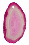 1 Dyed Pink Agate S...