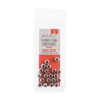 20, 6mm Round Stainless Steel Metal Beads
