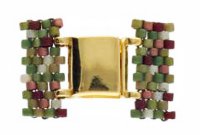 1, 9.5x13.3mm Axos II 24kt Gold Magnetic Clasp for 11/0 Delica