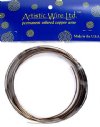 10 Feet of 16 Gauge Gunmetal  Antique Brass Artistic Wire