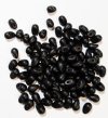 100 4x6mm Matte Black Drop Beads