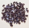100 4x6mm Amethyst Lustre Drop Beads