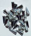 36 5x13mm Labrador Full Coat Glass Spike Beads
