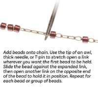 Basic Elements Beadable Chain Stainless Steel .25x.8mm, 8m