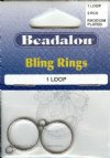 Beadalon Bling Ring - One Loop Pack of 2 Rings