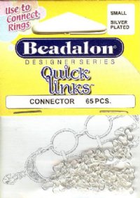 Beadalon Small Quick Links - Silver Plated