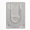 3 Channel Bead Board Grey Flocked
