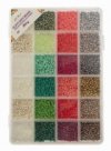 Bead Box Mix - 8/0 300 grams Glass Seed Beads - Christmas Bliss