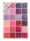 Bead Box Mix - 8/0 300 grams Glass Seed Beads - Royal Blush