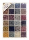 Bead Box Mix - 8/0 300 grams Glass Seed Beads - Rustic Cobblestones