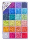Bead Box Mix - 8/0 300 grams Glass Seed Beads - Vivid Rainbow