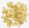 50, 5mm Gold Plated Filigree Bead Caps
