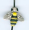 1 14x16mm Ceramic Bee Bead