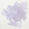 50 5x16mm Matte Transparent Alexandrite Dagger Beads