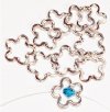 10, 16mm Bright Silver Plated Flower Bead Frames
