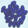 13x10mm 20 Oval Silver Foil Sapphire