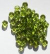50 3x6mm Faceted Olive Rondelle Beads