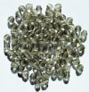 100 4mm Black Diamond Faceted Bicone Beads