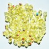 100 4mm Faceted Jonquil AB Firepolish Beads