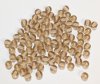 100 4mm Transparent Smoke Topaz Round Glass Beads