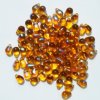 100 4x6mm Transparent Topaz AB Glass Drop Beads