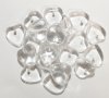 20 16x6mm Transparent Crystal Heart Pendant Beads