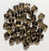 40 7x8mm Transparent Black Diamond Pillow Beads
