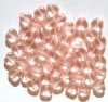 50 8mm Transparent Rose Heart Beads