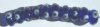 10 8x12mm Cobalt Evil Eye Rondelle Beads
