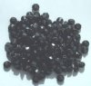 200 3x6mm Faceted Acrylic Rondelle Beads - Black
