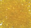 200 6mm Acrylic Faceted Dark Yellow