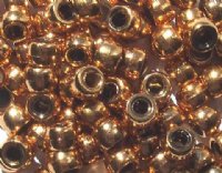 100 6x9mm Metallic Copper Crow Beads