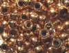 100 6x9mm Metallic Copper Acylic Crow Beads