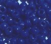 100 6x9mm Opaque Royal Blue Acrylic Crow Beads