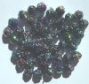 50 9mm Acrylic Black AB Rosebuds