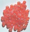 50 9mm Acrylic Orange AB Rosebuds