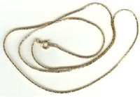 24 inch Silver Plate Serpentine Chain