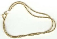 24 inch Gold Plate Snake Chain