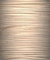 25 Yards of 1mm Natural Leather Cord