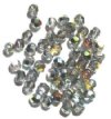 50 6mm Faceted Crystal Marea Firepolish Beads
