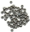 100 2x5mm Gunmetal Pleated Bead Caps