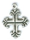 1 22x17mm Antique Silver Cross Pendant